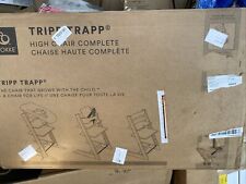 STOKKE Tripp Trapp high chair in WHITEWASH - BRAND NEW IN ORIGINAL BOX myynnissä  Leverans till Finland