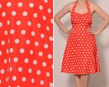 Rozmiar 8 | Czerwono-biała sukienka w kropki w kropki w stylu pin up cinched ukochana sukienka na sprzedaż  PL
