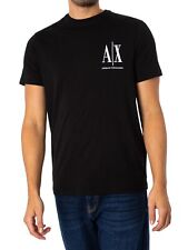 Camiseta masculina logotipo peito Armani Exchange, preta comprar usado  Enviando para Brazil