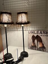 Set leopard lamps for sale  Wylie