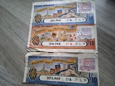 Billets de Loterie Nationale d'occasion  Parthenay