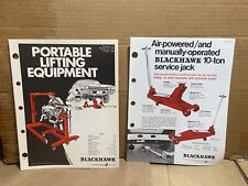 Blackhawk Floor Jack Transmissão Elevador Catálogo de Reparo Automotivo -- Vintage 1972 comprar usado  Enviando para Brazil
