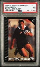 JONAH LOMU DYNAMIC MARKETING ALL BLACKS RUGBY PSA 7 ROOKIE CARD for sale  Shipping to South Africa