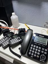 Sistema de telefone Panasonic KX-TG4771 - 1 com fio mais 3 telefones sem fio com 2 bases comprar usado  Enviando para Brazil