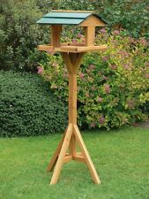 Traditional Wooden Bird Table Garden Birds Feeder Feeding Station Free Standing  for sale  SWINDON