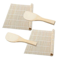 2x Tappetino + 2x paletta bambù  per preparare riso SUSHI makisu roller cucina na sprzedaż  Wysyłka do Poland