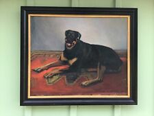 Large rottweiler oil for sale  Hope Valley