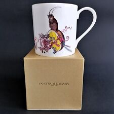 Fortnum & Mason Fine Bone China Mug Owl Design Kristjana Williams Birthday Gift for sale  Shipping to South Africa