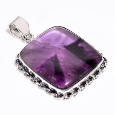 Used, Trapiche Amethyst Vintage Style Handmade 925 Sterling Silver Pendant 2" GSR-3628 for sale  Shipping to South Africa