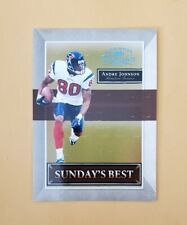 2007 Donruss Classics Platinum /25 Andre Johnson #SB-26 HOF Sunday's Best SSP  for sale  Shipping to South Africa