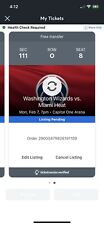 Washington wizards tickets for sale  Midlothian