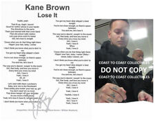 Kane brown signed for sale  Isleton