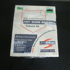 Kit de colecionador de beisebol 1997 partitura 12 pacotes/mini álbum suporte de rosca comprar usado  Enviando para Brazil