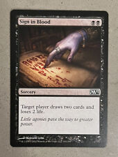 Used, Sign in Blood (110) M13 MTG Magic The Gathering for sale  Shipping to South Africa