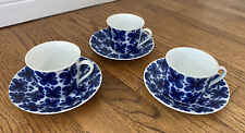 Set of 3 - RORSTRAND - Mon Amie - Flat Cup & Saucer - Sweden - Great! for sale  Shipping to South Africa