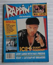 Vintage Rap Magazine Rappin' Jan 1990 Ice-T MC Lyte Fab 5 Freddie KDay 159, usado comprar usado  Enviando para Brazil