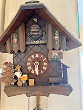 Vtg Black Forest  Swiss Germany Chalet Cuckoo Clock from the 90's READ DISC for sale  Shipping to South Africa