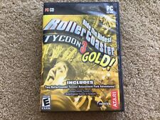 ATARI FRONTIER ROLLER COASTER TYCOON 3 GOLD! PC CD-ROM VIDEO GAME IN CASE W BOOK for sale  Shipping to South Africa