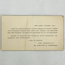 Antique 1907 announcement for sale  Lexington