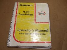 Blaw knox 115 for sale  Burbank