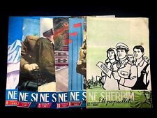 Antiguos 6 libros de revistas albanesas NE SHERBIM TE POPULLIT-Enver Hoxha-comunismo-1965 segunda mano  Embacar hacia Mexico