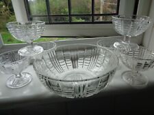 Vintage clear glass for sale  WELLINGBOROUGH