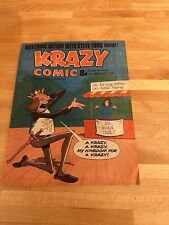 Krazy comic 4th for sale  MELTON MOWBRAY
