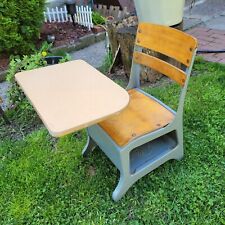 Vintage School Student Child Desk/Chair w/Cubby American Desk The Crusader for sale  Shipping to South Africa