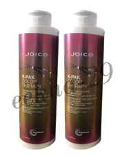 Acondicionador de terapia de color Joico K-Pak 33,8 oz/1 litro - TOTALMENTE NUEVO paquete de 2 segunda mano  Embacar hacia Argentina