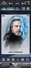 Käytetty, Topps Star Wars Digital Card Trader TLJ Luke Skywalker Premiere Portraits Award myynnissä  Leverans till Finland