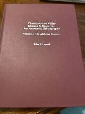 Bibliografía de fuentes y recursos del valle de Chattahoochee: volumen 1 condados de Alabama segunda mano  Embacar hacia Argentina