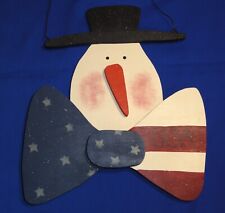 Snowman patriotic usa for sale  Forestdale