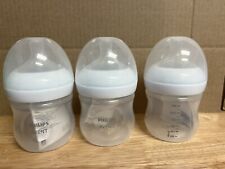 Philips Avent 3 Pk Natural Baby Bottle With Natural Response Nipple-clear 4 oz for sale  Shipping to South Africa