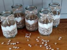Rustic decorated jars for sale  HENGOED