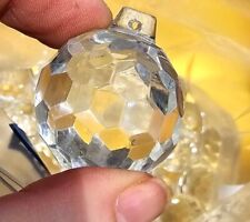 faceted crystal ball for sale  BRENTWOOD