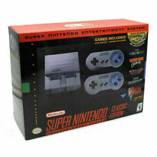 Käytetty, Authentic SNES Super Nintendo Classic Mini Super Entertainment System 21 Games myynnissä  Leverans till Finland