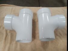 Lot Of 2 New 4" Schdule 40 PVC Street Sanitary Tees for sale  Shipping to South Africa