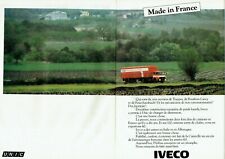 Publicité Advertising 1120 1980  Unic  camions Iveco  2 pages Made in France comprar usado  Enviando para Brazil