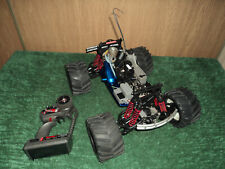 Traxxas Tmaxx 2.5 truck with controller and reverse nitro rc for repair or parts for sale  Shipping to South Africa