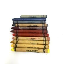 Usado, 11 lápices de colección Crayola 1958 usados, carne, rojo indio, maíz segunda mano  Embacar hacia Argentina