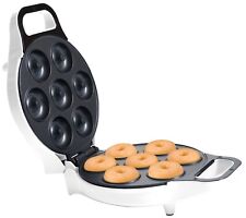 Mini Donut Maker Machine, At-Home Mini Doughnuts, White, Non-Stick, Chef Buddy, used for sale  Shipping to South Africa