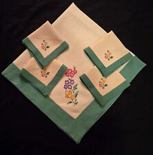 4 matching linen table cloths for sale  Seward