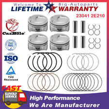 STD / +0.50MM Piston & Rings Kit for Hyundai Tucson Kia Soul Forte Forte5 2.0L, used for sale  Shipping to South Africa