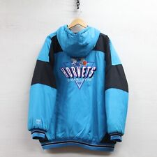 Used, Vintage Charlotte Hornets Logo 7 Puffer Jacket 2XL 90s NBA Full Zip Insulated for sale  Niagara Falls
