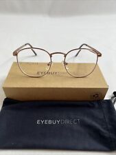 Eyebuydirect St Michel S 48-19-140 C6 Round Copper Eyeglasses FRAMES ONLY for sale  Shipping to South Africa