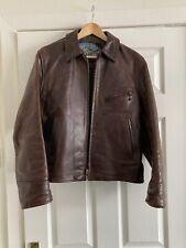 Aero leather jacket for sale  MANCHESTER