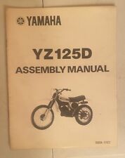 1977 Yamaha YZ125D 125cc dois tempos motocross vintage motocicleta manual de montagem comprar usado  Enviando para Brazil