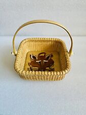 basket wicker hand painted for sale  Landrum