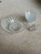 Glass trifle bowl for sale  MARKET DRAYTON