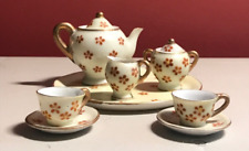 10 Pc Vintage Maruyama Mini Tea Set Porcelain Four Leaf Clover - Occupied Japan for sale  Shipping to South Africa